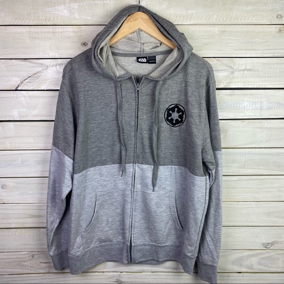 Star Wars Darth Vader Gray Hoodie Sz M